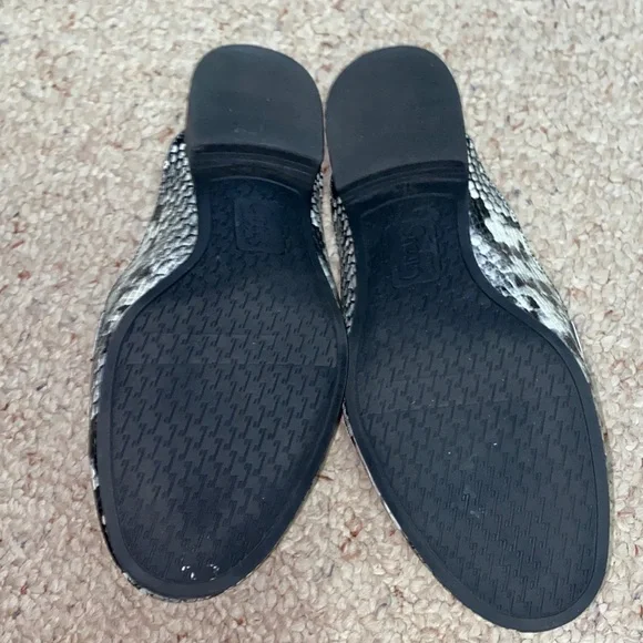 Circus by Sam Edelman Gray Snake Print penny Loafers - Picture 7 of 9